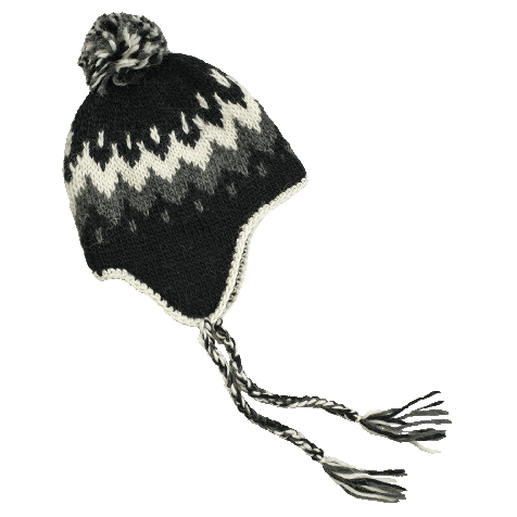 Vík knitted hat with ear flaps