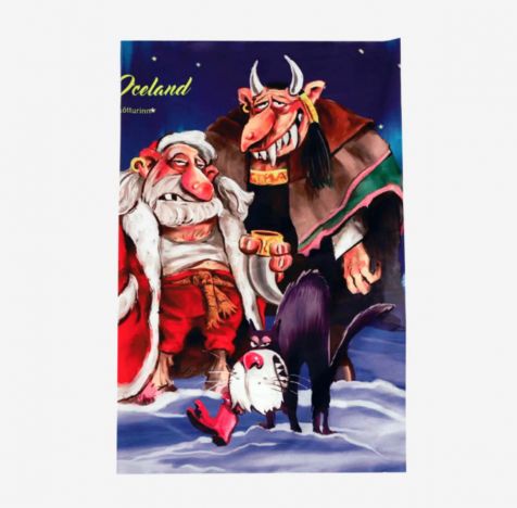 Multi scarf yule lads family One Size