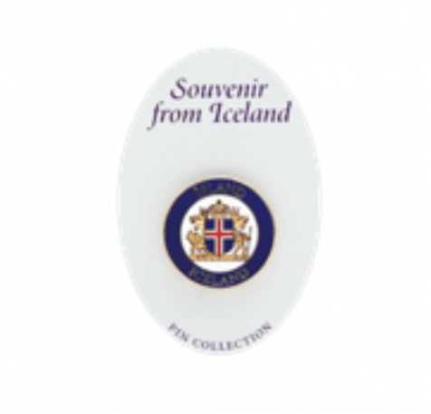 Iceland Skjaldarmerki pin