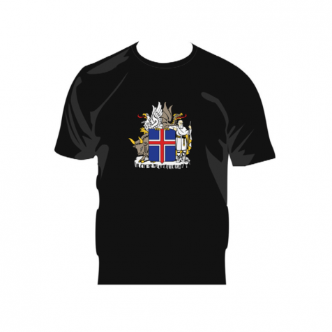 Iceland coat of arms t-shirt