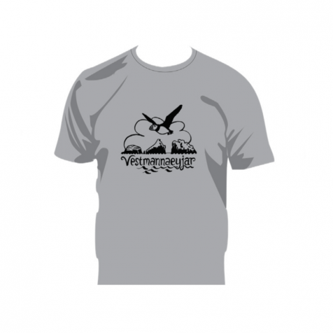 Vestman Islands outline sketch t-shirt