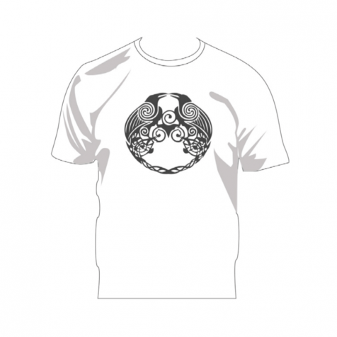 Mirrored viking ravens t-shirt