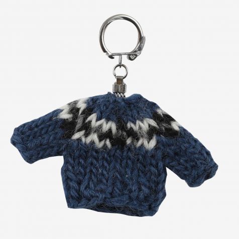 Keychain Wool sweater blue