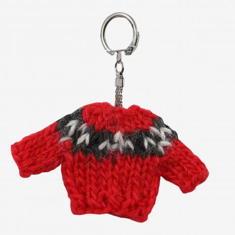 Keychain Wool sweater red