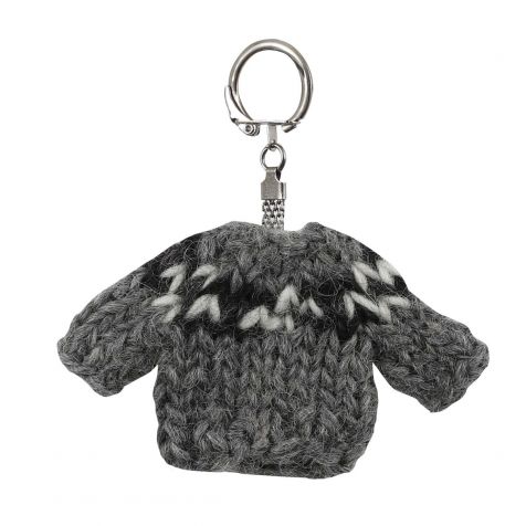 Keychain Wool sweater gray