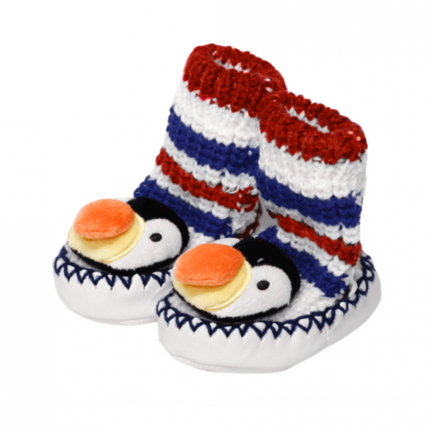 Puffin slipper socks for toddlers