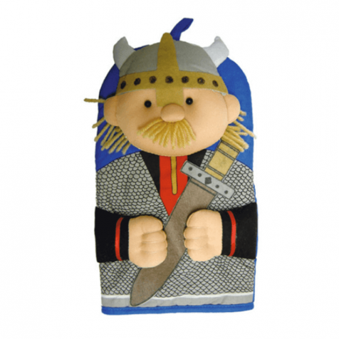 Oven glove with viking