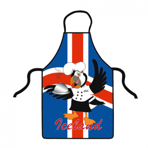 Apron with Icelandic Puffin