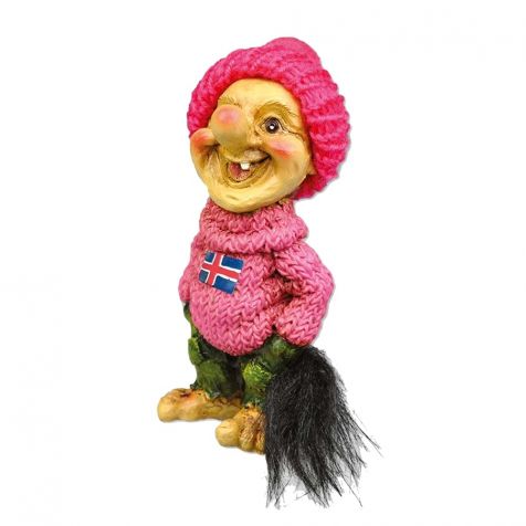 Medium troll in pink sweater