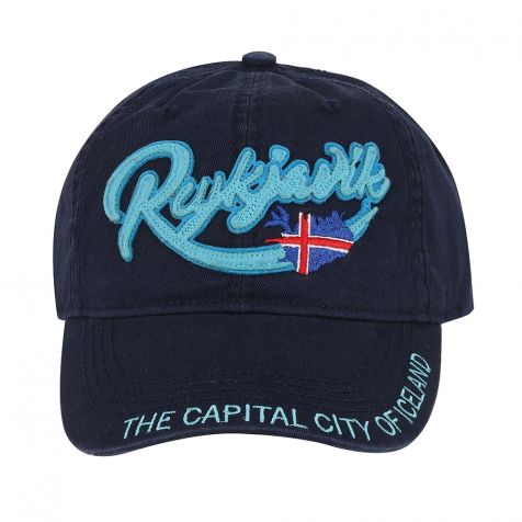 Baseball cap with Reykjavík