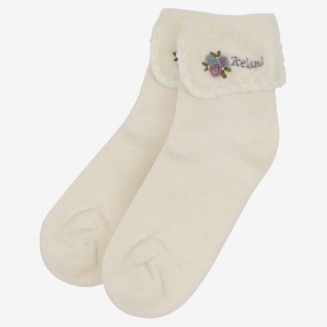 Polo angora warm socks low