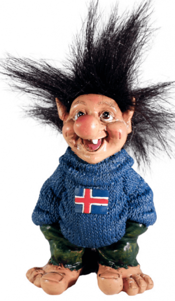 Troll in Icelandic sweater