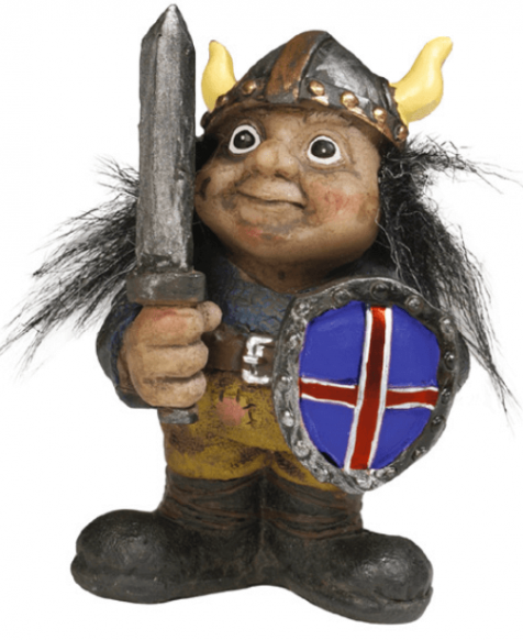 Viking with sword and shield