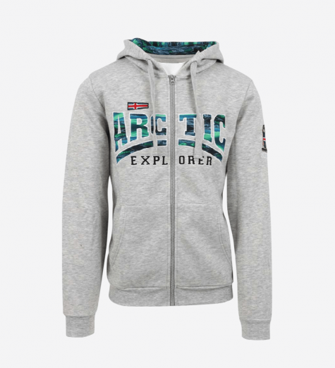 Arctic Explorer hoodie with zip
