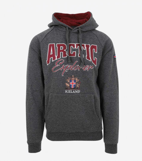Arctic Explorer hooded grey sweater